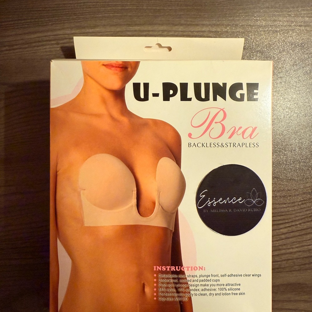 Famous Stars & Straps U-Plunge Bra - Nude